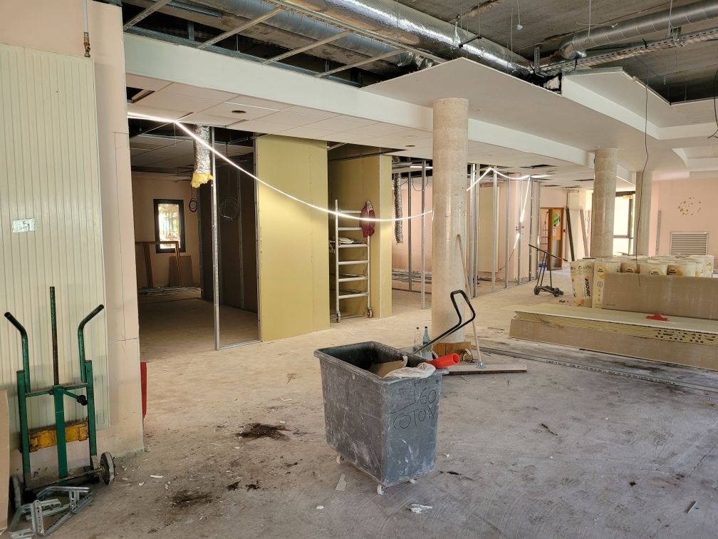 travaux BU LSH en cours