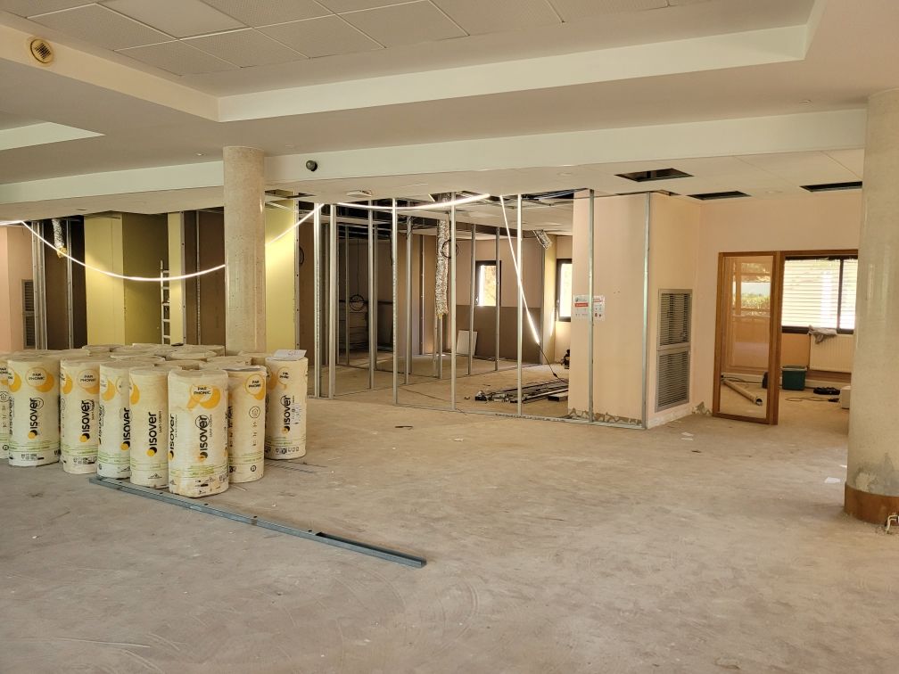 travaux BU LSH en cours