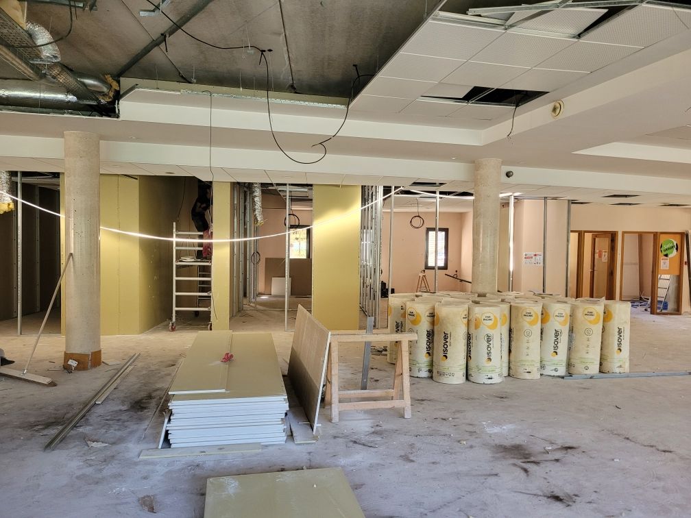 travaux BU LSH en cours